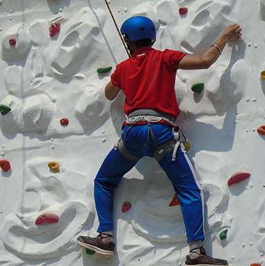 Kids can also enjoy wall climbing, net climbing and Rappelling.